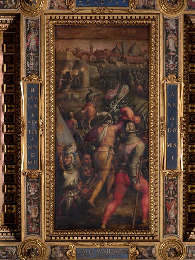 Battle of Barbagianni, Nearby Pisa by Giorgio Vasari